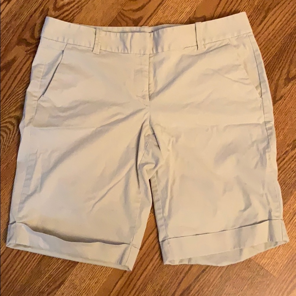 Tan Ann Taylor Bermuda Shorts
